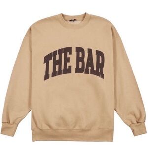 THE BAR Varsity Sweatshirt Size L